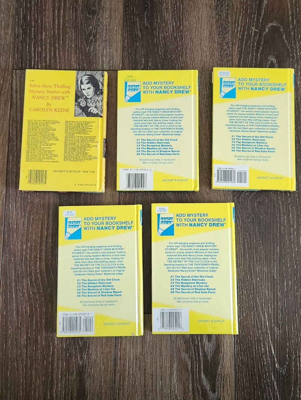 📚 Vintage Nancy Drew Mystery Book Bundle - Set of 5 Hardcover Excellent - Picture 8 of 12